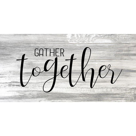 Gather Together Gold Ornate Wood Framed Art Print with Double Matting by Kimberly, Allen