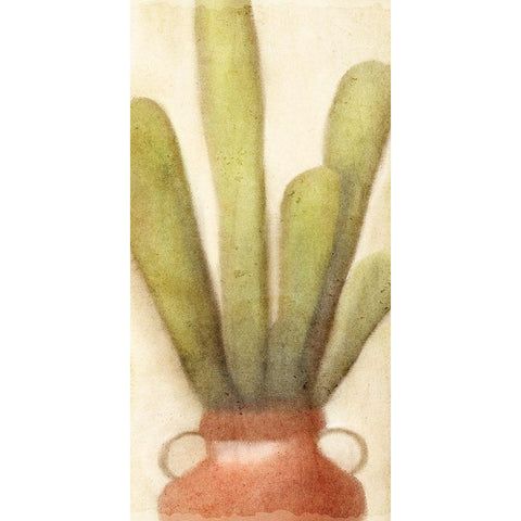 Potted Cactus 2 Gold Ornate Wood Framed Art Print with Double Matting by Kimberly, Allen
