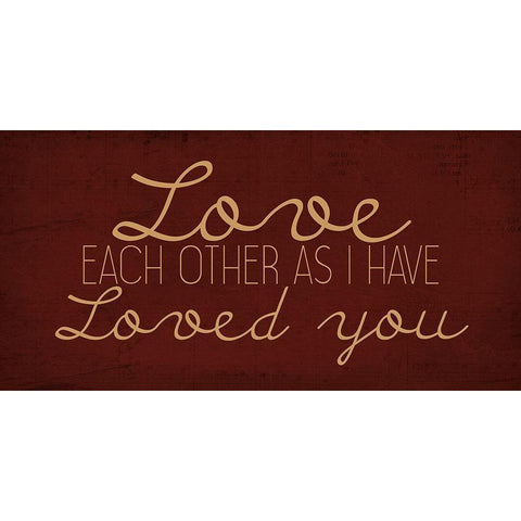 Always Love 1 Gold Ornate Wood Framed Art Print with Double Matting by Kimberly, Allen