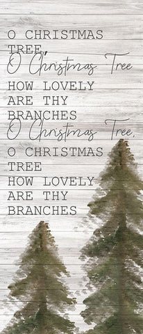 Farmhouse Christmas 17 White Modern Wood Framed Art Print with Double Matting by Kimberly, Allen