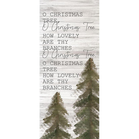 Farmhouse Christmas 17 Gold Ornate Wood Framed Art Print with Double Matting by Kimberly, Allen