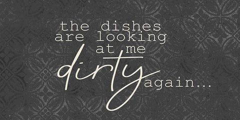 The Dishes Black Ornate Wood Framed Art Print with Double Matting by Kimberly, Allen