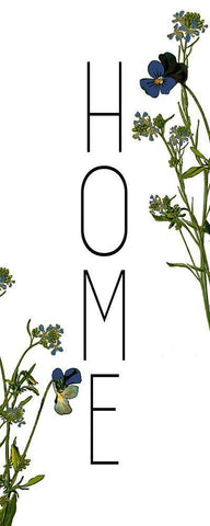 Family 2 White Modern Wood Framed Art Print with Double Matting by Kimberly, Allen