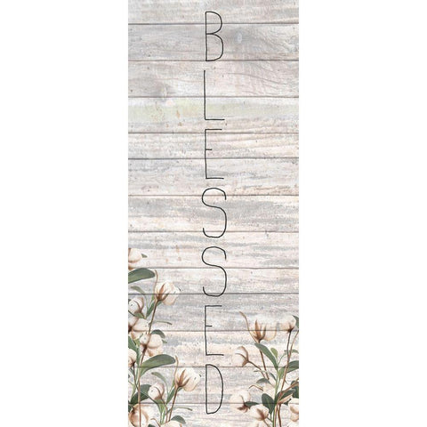 Cotton Home 4 White Modern Wood Framed Art Print by Kimberly, Allen