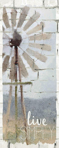 Life on the Farm 4 White Modern Wood Framed Art Print with Double Matting by Kimberly, Allen