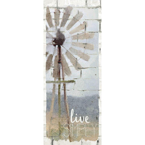 Life on the Farm 4 Black Modern Wood Framed Art Print with Double Matting by Kimberly, Allen