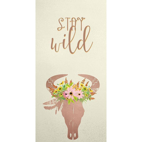 Create Wild 1 White Modern Wood Framed Art Print by Kimberly, Allen
