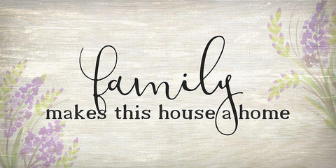 Family Makes Black Ornate Wood Framed Art Print with Double Matting by Kimberly, Allen