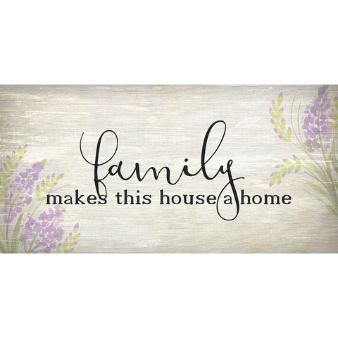 Family Makes Gold Ornate Wood Framed Art Print with Double Matting by Kimberly, Allen