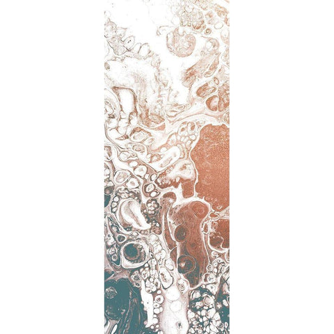 Bubble 1 Gold Ornate Wood Framed Art Print with Double Matting by Kimberly, Allen