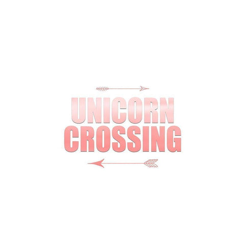 Ombre Unicorn 2 Gold Ornate Wood Framed Art Print with Double Matting by Kimberly, Allen