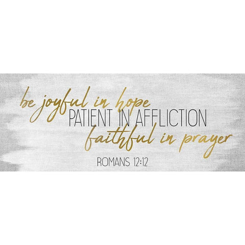 Be Joyful White Modern Wood Framed Art Print by Kimberly, Allen
