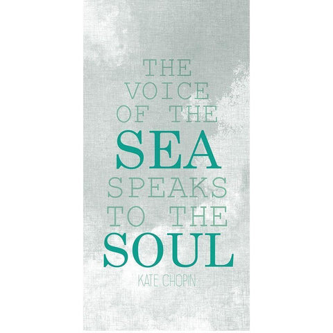 The Voice of the Sea 3 Black Modern Wood Framed Art Print with Double Matting by Kimberly, Allen