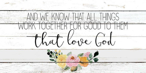 And We Know White Modern Wood Framed Art Print with Double Matting by Kimberly, Allen