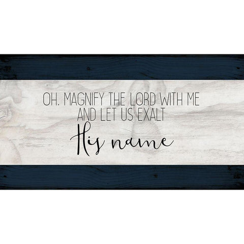 Oh Magnify Black Modern Wood Framed Art Print by Kimberly, Allen