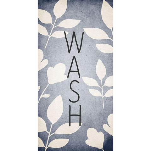Relax Wash 2 Black Modern Wood Framed Art Print by Kimberly, Allen