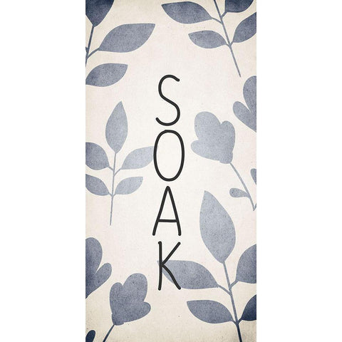 Relax Wash 3 Black Modern Wood Framed Art Print by Kimberly, Allen