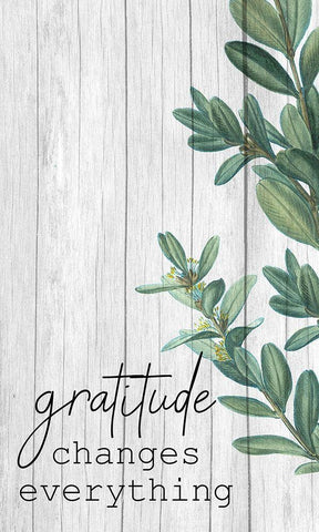 Gratitude Black Ornate Wood Framed Art Print with Double Matting by Kimberly, Allen