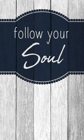 Your Soul 1 White Modern Wood Framed Art Print with Double Matting by Kimberly, Allen