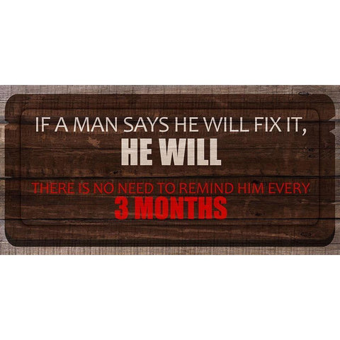 He Will Fix It Black Modern Wood Framed Art Print with Double Matting by Kimberly, Allen