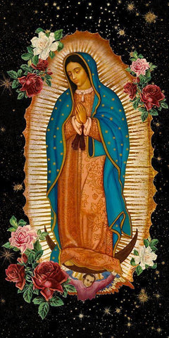Saint 1 Black Ornate Wood Framed Art Print with Double Matting by Allen, Kimberly