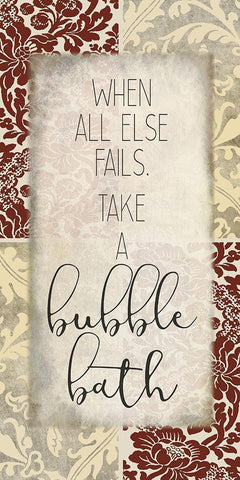 All Else 1 White Modern Wood Framed Art Print with Double Matting by Allen, Kimberly