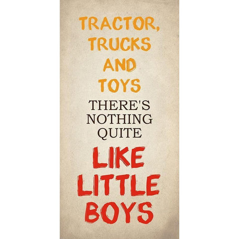 Little Boys 5 Black Modern Wood Framed Art Print by Allen, Kimberly