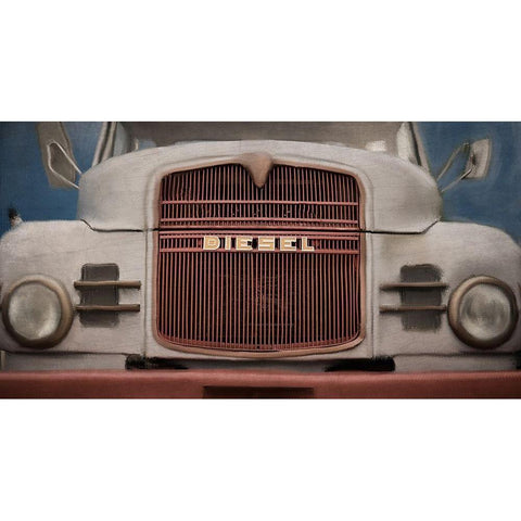 Diesel Black Modern Wood Framed Art Print by Allen, Kimberly