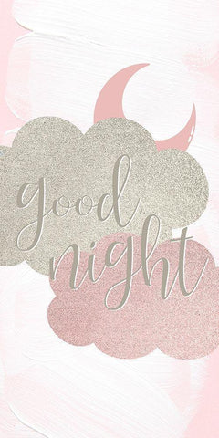 Sweet Dreams 5 White Modern Wood Framed Art Print with Double Matting by Allen, Kimberly