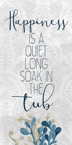 Soak in the Tub 1 Black Ornate Wood Framed Art Print with Double Matting by Allen, Kimberly