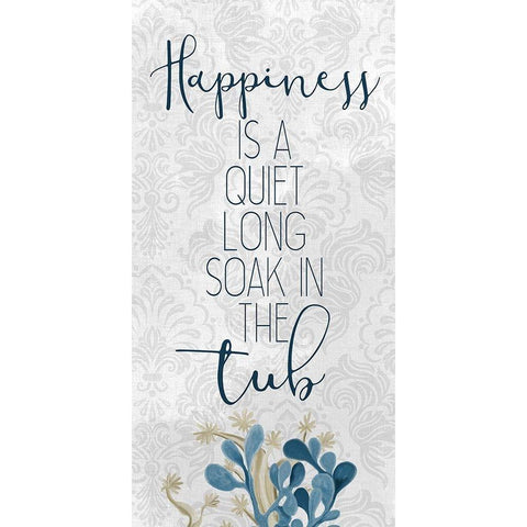 Soak in the Tub 1 Black Modern Wood Framed Art Print by Allen, Kimberly