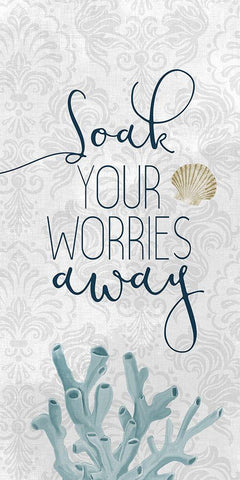 Soak in the Tub 4 Black Ornate Wood Framed Art Print with Double Matting by Allen, Kimberly