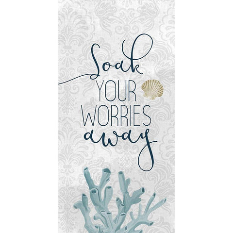 Soak in the Tub 4 White Modern Wood Framed Art Print by Allen, Kimberly