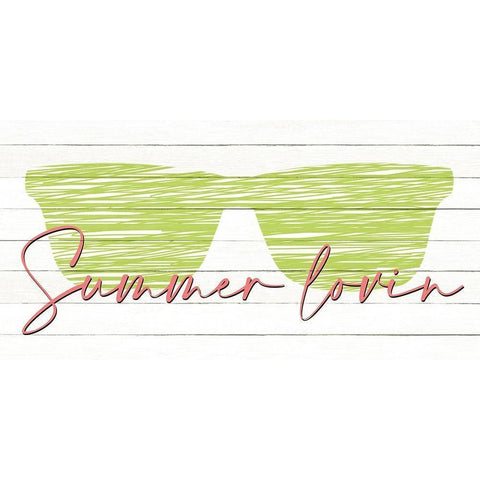 Lovin Black Modern Wood Framed Art Print by Allen, Kimberly