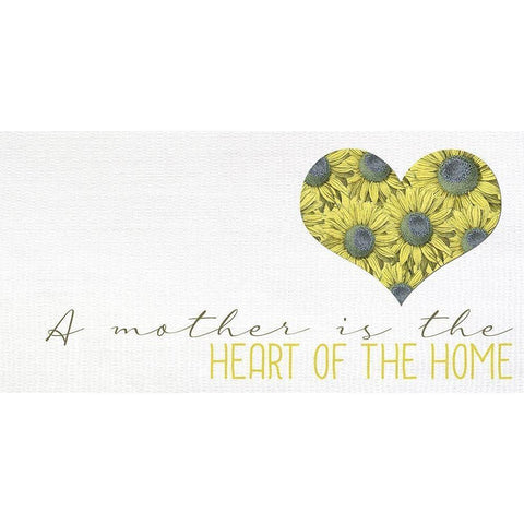 Heart of the Home Black Modern Wood Framed Art Print with Double Matting by Allen, Kimberly