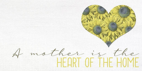 Heart of the Home Black Ornate Wood Framed Art Print with Double Matting by Allen, Kimberly