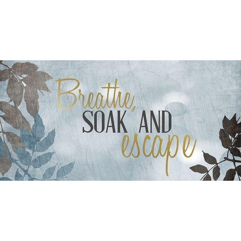 At the Spa 6 White Modern Wood Framed Art Print by Allen, Kimberly