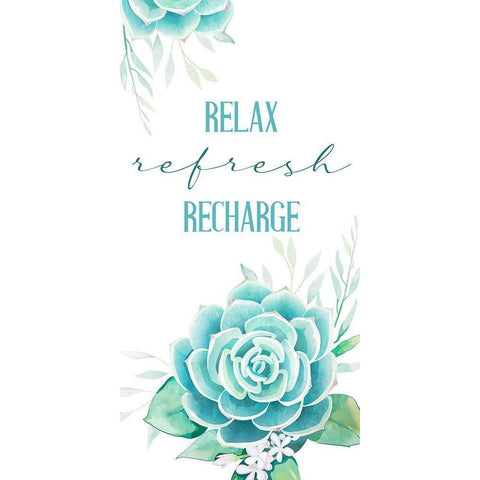 Recharge 1 White Modern Wood Framed Art Print by Allen, Kimberly