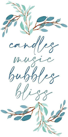 French Blue 6 Black Ornate Wood Framed Art Print with Double Matting by Allen, Kimberly