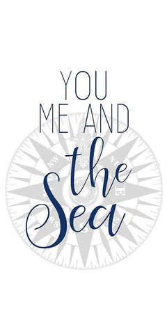 Adventures at Sea 3 White Modern Wood Framed Art Print with Double Matting by Allen, Kimberly