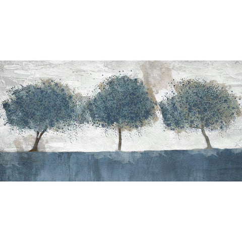 All Three Black Modern Wood Framed Art Print by Allen, Kimberly