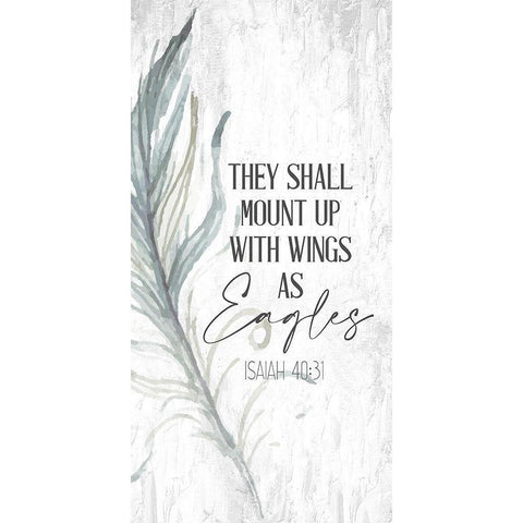They Shall Black Modern Wood Framed Art Print by Allen, Kimberly
