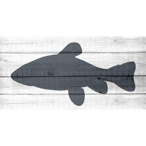 Lake House 1 White Modern Wood Framed Art Print by Allen, Kimberly