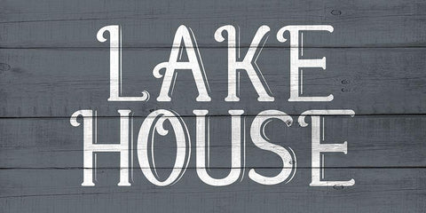 Lake House 4 Black Ornate Wood Framed Art Print with Double Matting by Allen, Kimberly