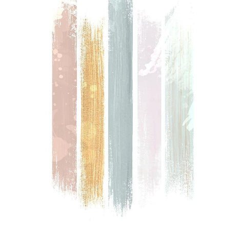 Streams 1 Black Modern Wood Framed Art Print by Allen, Kimberly