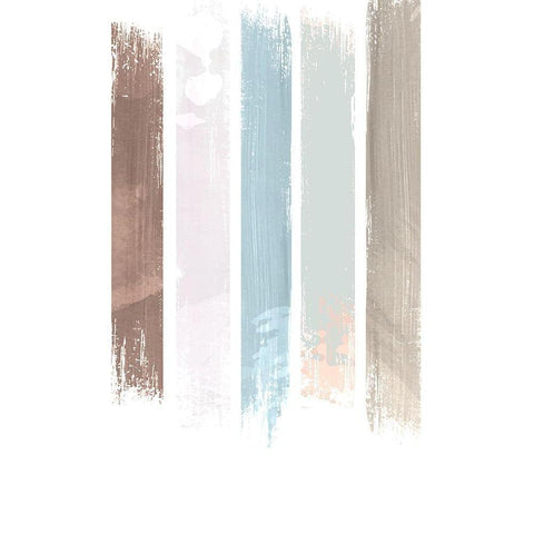 Streams 2 Black Modern Wood Framed Art Print with Double Matting by Allen, Kimberly