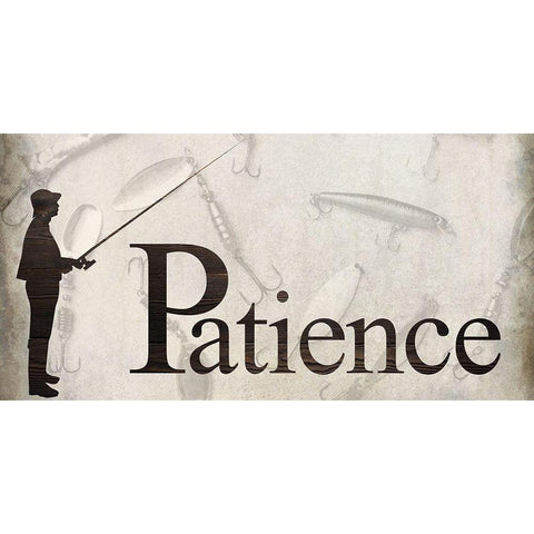 Patience Gold Ornate Wood Framed Art Print with Double Matting by Allen, Kimberly