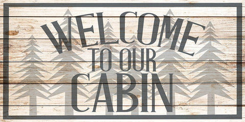 Lake House 9 White Modern Wood Framed Art Print with Double Matting by Allen, Kimberly