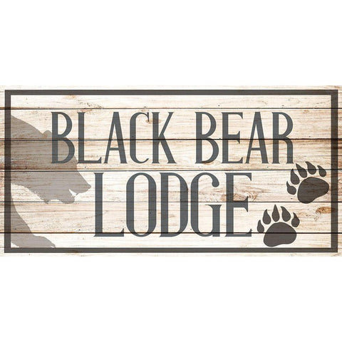 Lake House 10 Black Modern Wood Framed Art Print with Double Matting by Allen, Kimberly