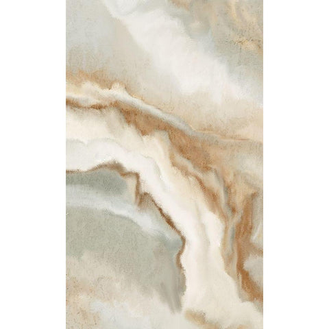 Neutral Stream 1 Black Modern Wood Framed Art Print with Double Matting by Allen, Kimberly